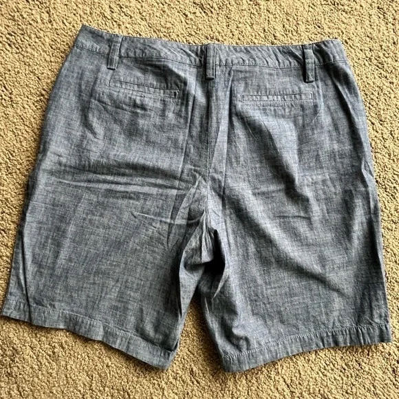 NWOT Lands End Chambray Shorts Denim color - Picture 13 of 13